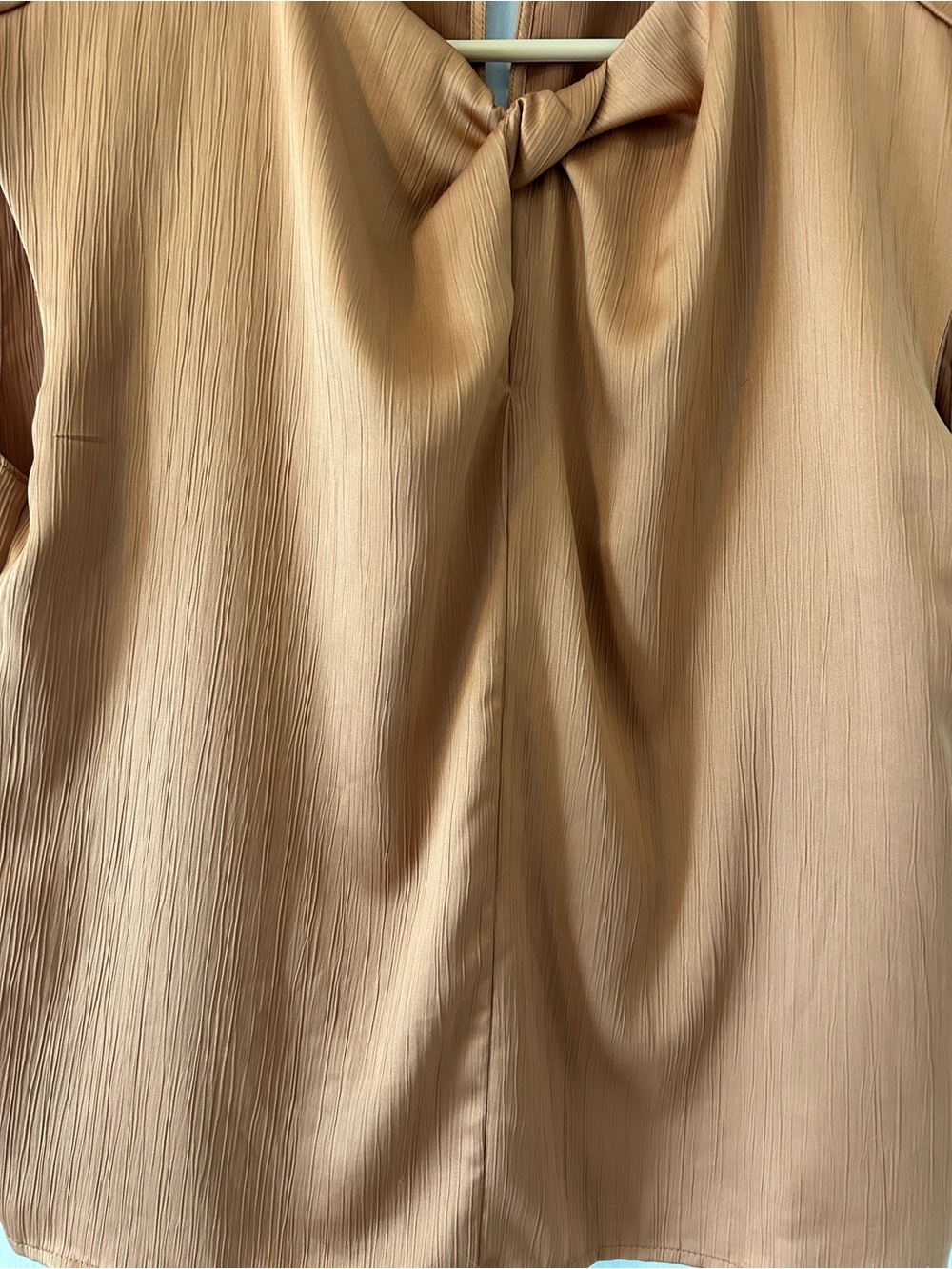 Nine West Sleeveless Twist-Front Blouse - Copper - Picture 3 of 6